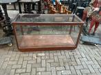 Oude Toonbank Vitrine - Prachtig Exemplaar!, Huis en Inrichting, Kasten | Vitrinekasten, Met plank(en), Gebruikt, 100 tot 150 cm