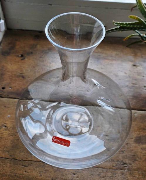 nieuw in doos spiegelau kristal decanteerkaraf 1,5 lite, Huis en Inrichting, Keuken | Servies, Nieuw, Overige typen, Overige stijlen