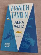Boek - haaien tanden - Anna Woltz - als nieuw, Boeken, Avontuur en Actie, Ophalen of Verzenden