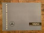 Brochure Mercedes-Benz 190 Ponton W121 1957-1959 origineel!, Boeken, Gelezen, Mercedes-Benz, Mercedes, Ophalen of Verzenden