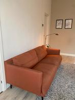 Bank Terra cotta kleur Goossens, Ophalen, Gebruikt, 150 tot 200 cm, Driepersoons