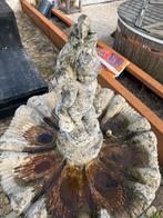 Antiek Tuinornament met Kinderbeeld, Tuin en Terras, Ophalen of Verzenden, Gebruikt, Beton, Mensenbeeld