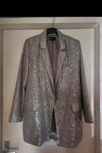 Zara blazer pailletten beige/ taupe maat 38, Maat 38/40 (M), Nieuw, Ophalen of Verzenden, Jasje