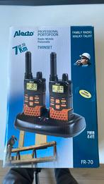 Alecto portofoon twinset FR-70, Ophalen of Verzenden, 5 tot 15 km, Portofoon of Walkie-talkie, Met broekklem