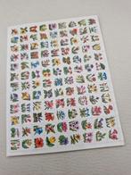 Vintage Stickers - Bloemen, Moederdag, Kerst, Ophalen of Verzenden, Gebruikt, Meerdere stickers