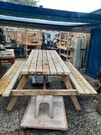 Te.koop nieuwe Picknicktafel 180lang, Tuin en Terras, Ophalen, Planken, Nieuw, Hardhout