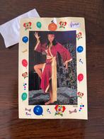 Carnavals Bordeaux Rode Kimono Jas, Maat 38/40 (M), Carnaval, Ophalen of Verzenden, Zo goed als nieuw