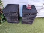 rubber tegels , 22 stuks , 50 x 50 cm , dikte 5,5 cm, Ophalen, Gebruikt, Overige typen, Rubber