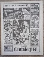 Sinister Cinema Catalogue 1998-1999, Onbekend, Overige typen, Ophalen of Verzenden, Zo goed als nieuw