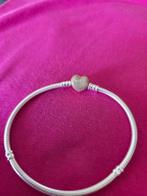 Pandora armband roségoud hart sluiting zirkonia's, Sieraden, Tassen en Uiterlijk, Armbanden, Ophalen of Verzenden, Zo goed als nieuw