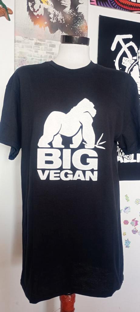 Big Vegan, Kleding | Dames, T-shirts, Nieuw, Zwart, Korte mouw, Ophalen of Verzenden