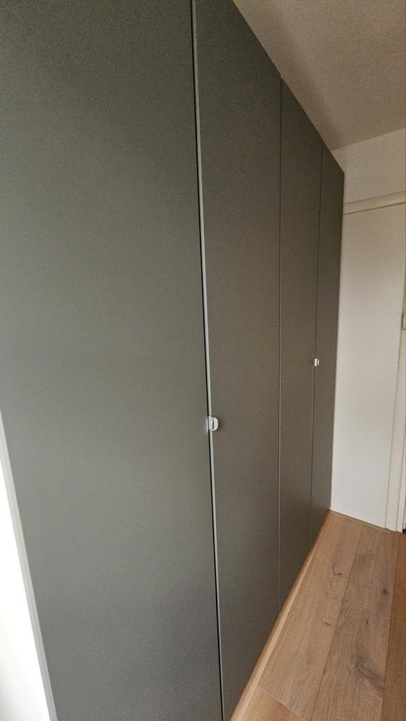 IKEA Pax kast deuren REINSVOLL grijsgroen 50x229 cm, Huis en Inrichting, Kasten | Kledingkasten, Gebruikt, 200 cm of meer, 50 tot 100 cm