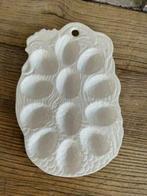 Vintage bordje voor eieren of gevulde eieren, Ophalen of Verzenden