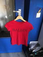 Ballin Paris rood t-shirt, Ophalen of Verzenden, Korte mouw, Maat 36 (S), Ballin paris