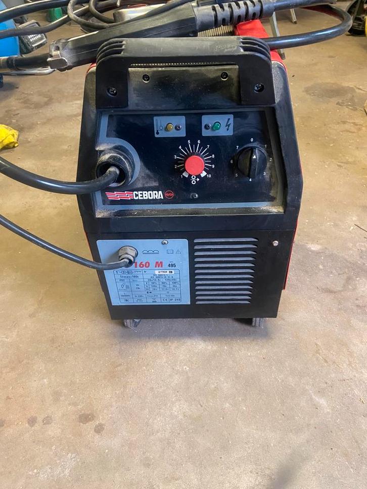 Cebora 160 m co2 lasapparaat mig mag, Doe-het-zelf en Verbouw, Gereedschap | Lasapparaten, Zo goed als nieuw, Co2, Minder dan 150 ampère
