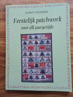 Feestelijk Patchwork voor elk jaargetijde Karin Pieterse, Ophalen of Verzenden, Zo goed als nieuw, Borduren en Naaien, Karin Pieterse