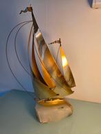 Vintage koperen zeilboot gesigneerd door John De Mott, Antiek en Kunst, Ophalen of Verzenden