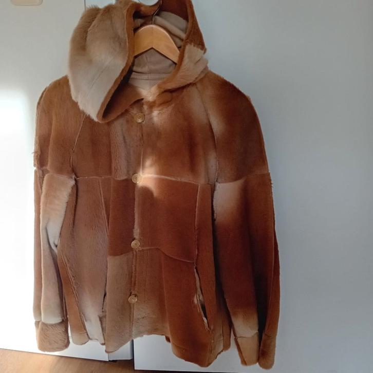 Sinclair Bikerjack Shearling, Kleding | Dames, Jassen | Winter, Gedragen, Maat 38/40 (M), Bruin, Ophalen