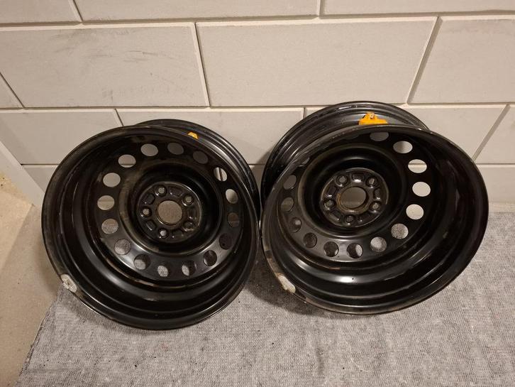 Stalen velgen mwd 16223 6.5x16 5x114.3 ET50 60 zwart met, Auto-onderdelen, Banden en Velgen, Velg(en), All Season, 16 inch, Gebruikt