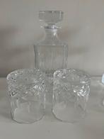 Whiskey Karaf Set met 2 Glazen, Antiek en Kunst, Antiek | Glas en Kristal, Ophalen