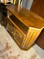 Donker eiken tv kastje, Huis en Inrichting, Kasten | Televisiemeubels, Ophalen, 50 tot 100 cm, Zo goed als nieuw, Minder dan 100 cm