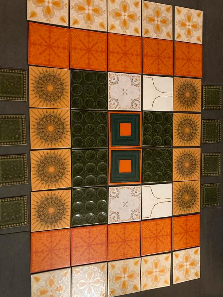 Collectie retro wandtegels – jaren ’60/’70, Antiek en Kunst, Antiek | Wandborden en Tegels, Ophalen of Verzenden