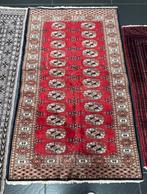 Prachtig handgeknoopt Buchara-tapijt – 150x95 cm –, Ophalen of Verzenden, Zo goed als nieuw, Rood, Rechthoekig