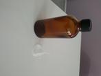 Glazen bruine fles 100ml, amberkleurig glazen flesje, Ophalen of Verzenden, Nieuw