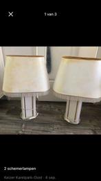 2 grote schemerlampen, Ophalen of Verzenden, Minder dan 50 cm