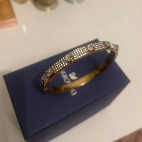 Swarovski Diamonds Bracelet, Sieraden, Tassen en Uiterlijk, Armbanden, Gebruikt, Goud, Goud, Met kristal, Ophalen of Verzenden