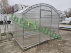 Broeikas Ganzia meerdere maten 6mm poly platen tunnelkas, Staal, Polycarbonaat, Verzenden, Kweekkas
