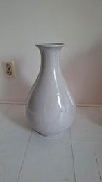 Grote Vintage Chinese vaas 20e eeuw porselein craquele, Huis en Inrichting, Ophalen, Wit, Aardewerk of Porselein, Zo goed als nieuw