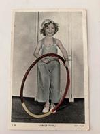 Shirley Temple met hoepel kaart. Ingekleurd, 1934, Verzenden, 1920 tot 1940