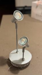 Plafond spotlight 2 lampen zilver, Ophalen of Verzenden, Gebruikt