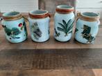 Schitterende vazen/potten decoupage (Handemade), Huis en Inrichting, Overige kleuren, Nieuw, Ophalen of Verzenden, Glas