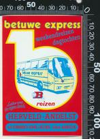 Sticker: Betuwe Express - Herveld (2), Verzamelen, Stickers, Overige typen, Ophalen of Verzenden, Zo goed als nieuw