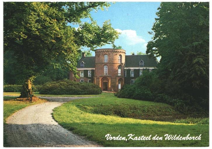 908810 Vorden Gld kasteel Den Wildenborch Nette oude kaart, Verzamelen, Ansichtkaarten | Nederland, Ongelopen, Gelderland, 1960 tot 1980