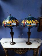 Set van 2 Tiffany lampen, Ophalen of Verzenden, Zo goed als nieuw, Minder dan 50 cm