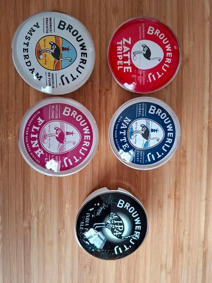 Brouwerij 't IJ Taplenzen Collectie, Verzamelen, Biermerken, Zo goed als nieuw, Overige typen, Overige merken, Ophalen of Verzenden