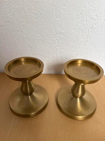 Set van 2 goudkleurige kandelaars ikea beschikbaar voor biedingen