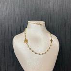 14k gouden ketting collier rozenkrans kruis, Sieraden, Tassen en Uiterlijk, Kettingen, Ophalen of Verzenden, Zo goed als nieuw