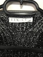 Zwarte glitter cardigan LUC-CE maat S/M, Zwart, Ophalen of Verzenden, Zo goed als nieuw, Maat 36 (S)