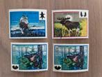 4x Wilde Dieren 1973, Ophalen of Verzenden, Polen, Gestempeld