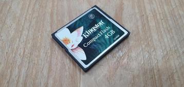 Geheugenkaart - 4GB CF kaart / compact flash - Kingston beschikbaar voor biedingen