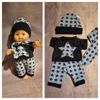 Jongens Poppenkleding setje34cm pop paola reina, Ophalen of Verzenden, Nieuw, Babypop