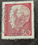 Berlin 1967 Heinrich Luebke Mi 314 gebruikt, Verzenden, Overige periodes, Gestempeld