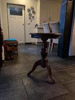 Driepoot bijzettafel, Huis en Inrichting, Ophalen, Minder dan 55 cm, Rond, Zo goed als nieuw
