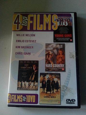 4 Top Films DVD - Actie/Western Collectie beschikbaar voor biedingen