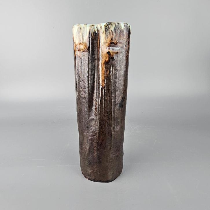 Vintage West-Duitse Fat Lava vaas. Helmut Schaffenacker 731, Antiek en Kunst, Antiek | Vazen, Ophalen of Verzenden