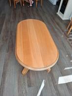 blank eiken salontafel, Ophalen, Gebruikt, 100 tot 150 cm, 50 tot 100 cm